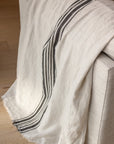Tide linen throw