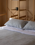 Ocean stripe pure linen bedding
