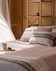 dusky pink linen