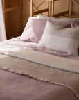 dusky pink linen