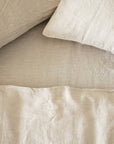 Natural linen duvet cover