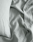 sage linen flat sheet