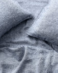 Denim Linen Pillowcases - Pair