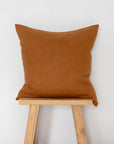 Caramel Linen Cushion Cover