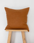 Caramel Linen Cushion Cover