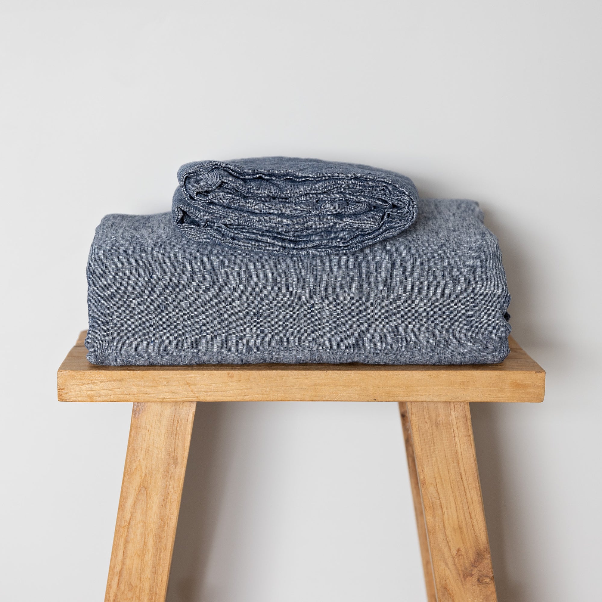 Denim Linen Flat Sheet