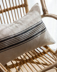 Tide Linen Lumbar Cushion Cover