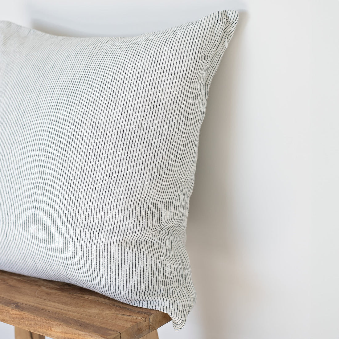 Pinstripe Linen Cushion Cover