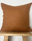 Caramel Linen Cushion Cover