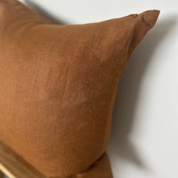 Caramel Linen Cushion Cover