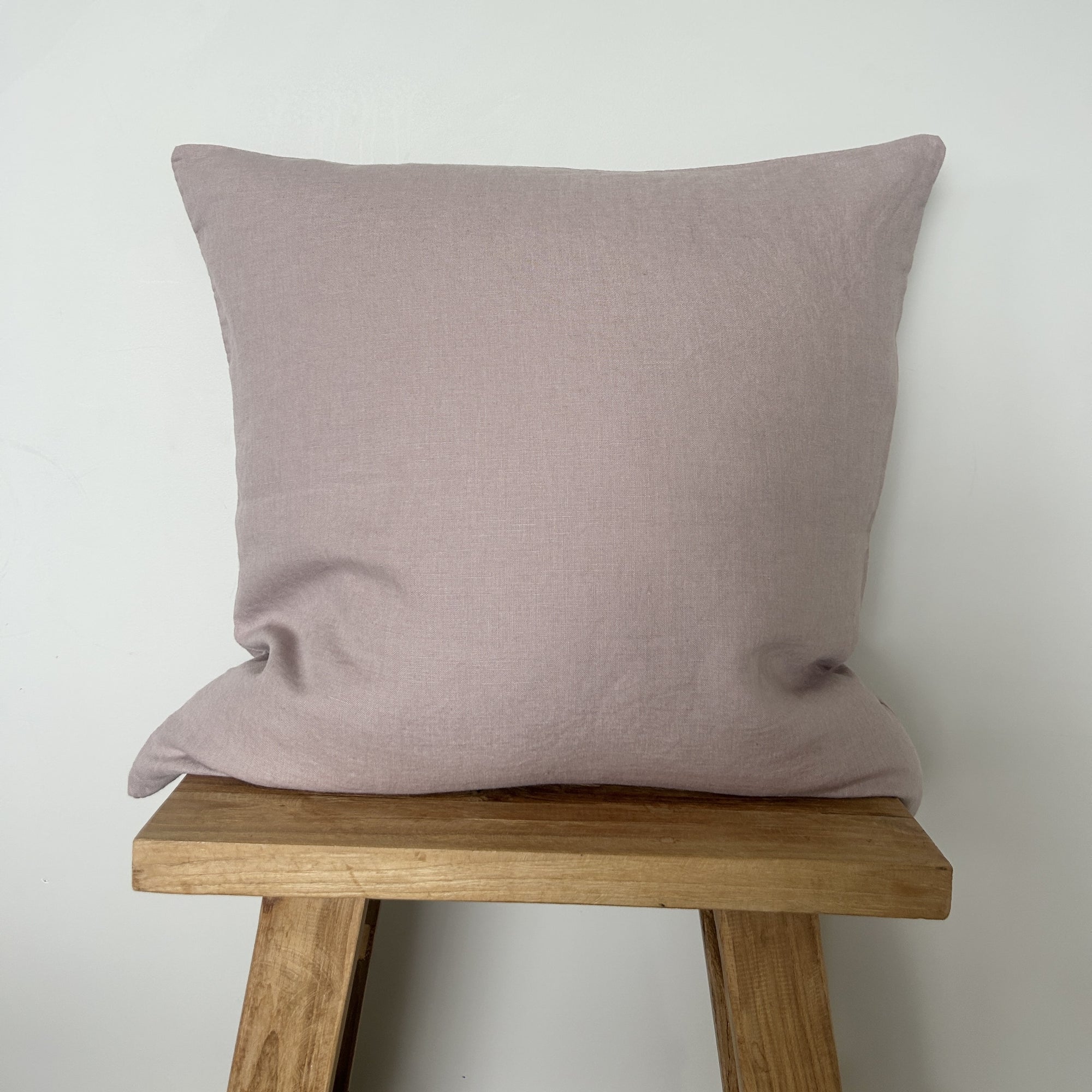 Pink Linen Cushion Cover