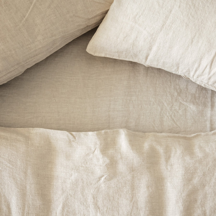 Natural Linen Duvet Cover