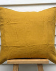 Mustard 100% Pure French Flax Linen Pillowcase