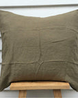 Olive 100% Pure French Flax Linen Pillowcase