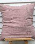 Dusky Pink 100% Pure French Flax Linen Pillowcase