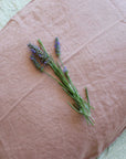 Dusky Pink 100% Pure French Flax Linen Pillowcase