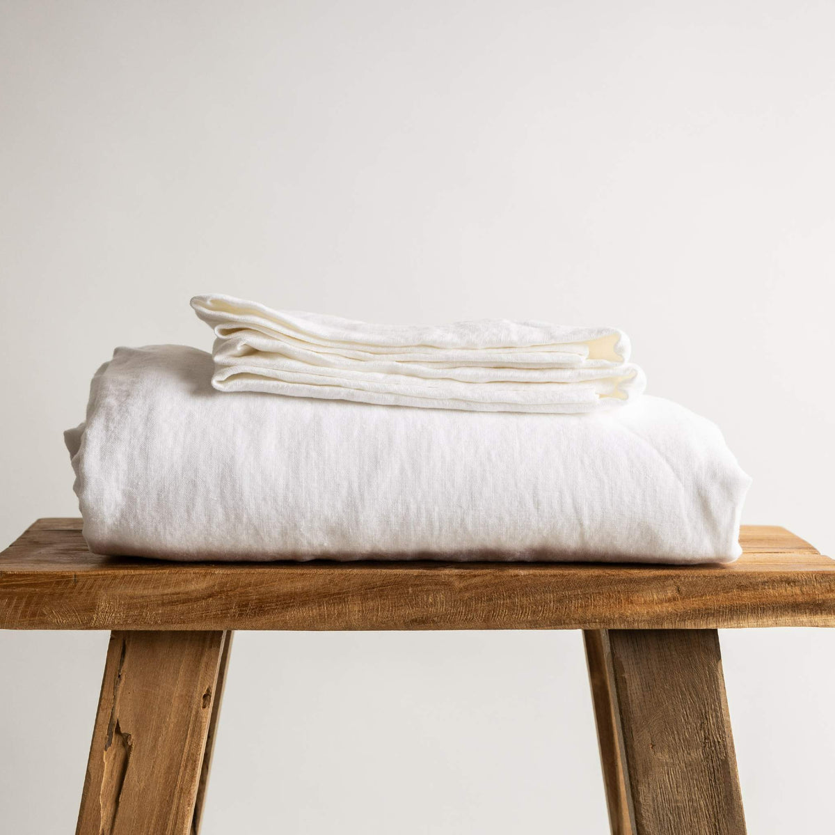 Project Linen White Linen Fitted Sheets l The Linen Project – thelinenproject